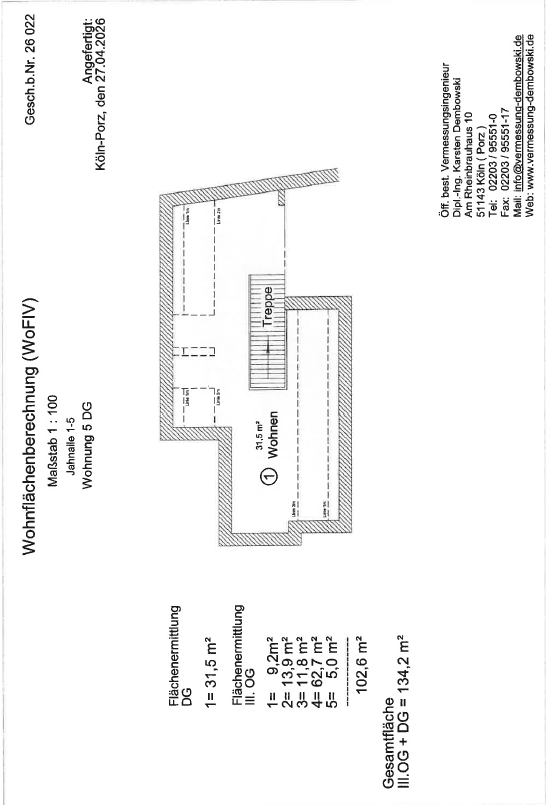 00140.0027 Erstbezug im Bestandsgebäude! 3-Zimmer-Maisonette-Wohnung i Bad Godesberger Villenviertel! - Foto 1